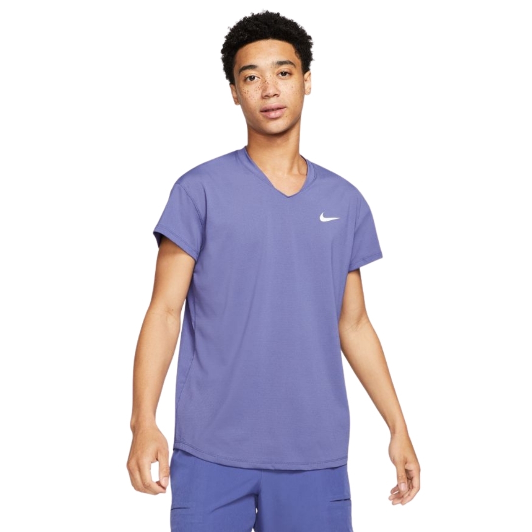 Nike Court Breathe Slam T Shirt Purple Dust